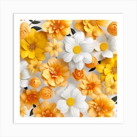 Flowers 23 Art Print