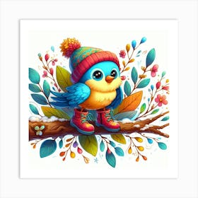 Cute Little Bird Art Print