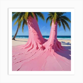 Delray Beach, Florida Pink Photography Art Print 1 Art Print