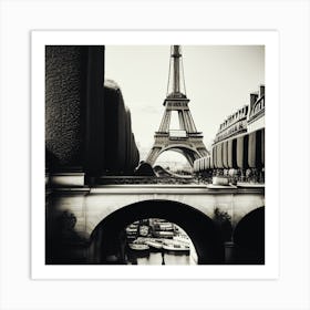 Paris Bridge Art Print