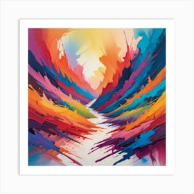 Abstract Painting 246 Art Print