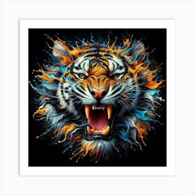 Tiger 3 Art Print