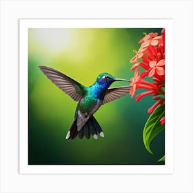 Hummingbird 3 Art Print