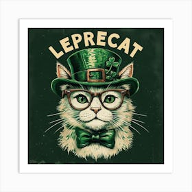 Leprecat Art Print