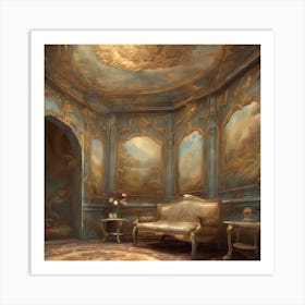 Beauty And The Beast Room Art Print