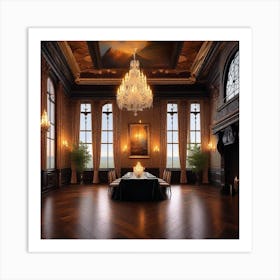 Fancy Ballroom Art Print