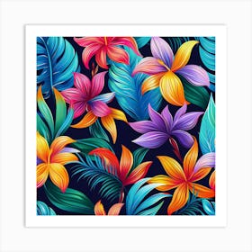 Lush Blooms (11) Art Print