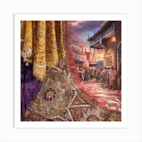 Egyptian Carpet Art Print