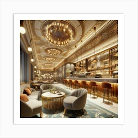 Bar Interior Design 1 Art Print