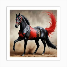 Horse Painting 2 Art Print