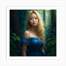 Sapphire Serenity Art Print