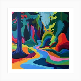 Abstract Park Collection Stanley Park Vancouver Canada 6 Art Print