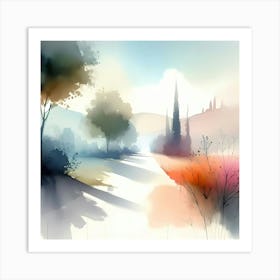 Watercolor Painting 22 Art Print