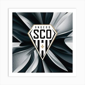 Angers SCO Logo Wall Arts 10 Art Print