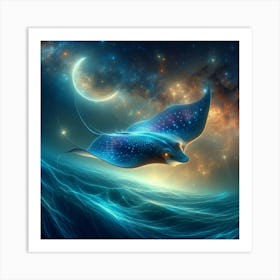 The Nightray (A Mythical Beast) The Mythical World Collection Style B Art Print