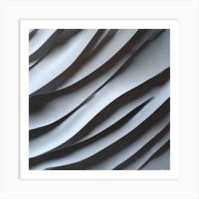 Abstract Wave Painting Art Print