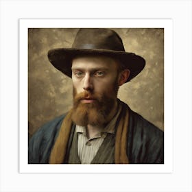 Portrait Of Van Gogh Art Print