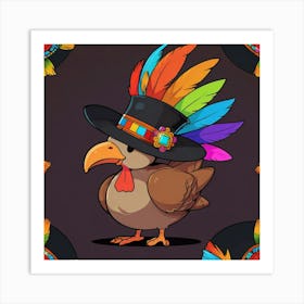 Thanksgiving Turkey 9 Art Print