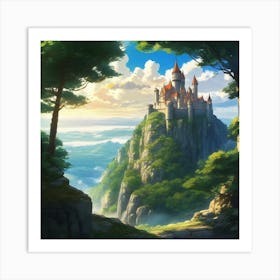 Castle In The Sky 31 Art Print