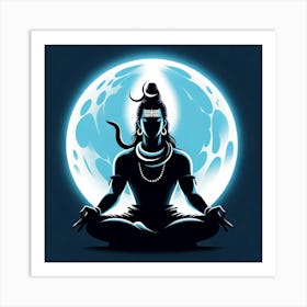 Lord Shiva 7 Art Print