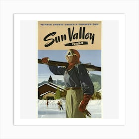 Sun Valley, Idaho Art Print