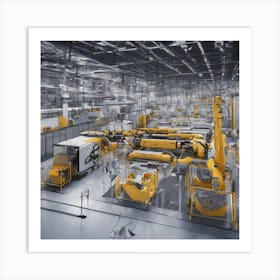 Factory Interior Art Print