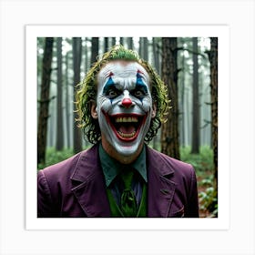 Joker In The Woods 1 Art Print