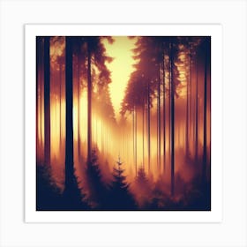 Tranquil Treetops Art Print