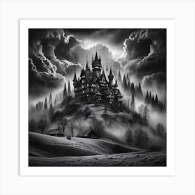 Spooky Castle 2 Art Print