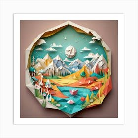 Paper Art Art Print