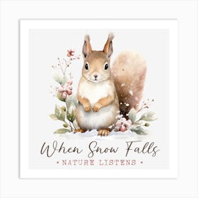 05 Winterwoodland Art Print