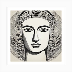 Face Of The Gods Art Print