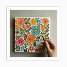 Floral Painting Art Print