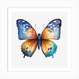 Watercolor Butterfly 1 Art Print