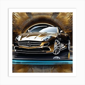 Mercedes Sls Art Print