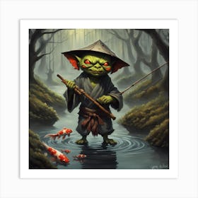 Goblin yokai Art Print