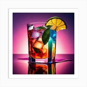 Colorful Cocktail Art Print