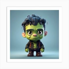 Baby Frankenstein 2 Art Print