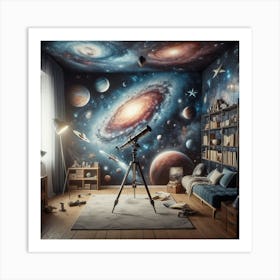 Galaxy Wall Art Art Print