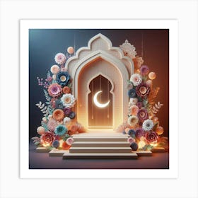Islamic Ramadan Door 1 Art Print