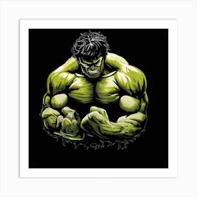 Incredible Hulk Art Print