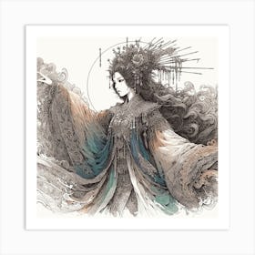 Chinese Woman Art Print