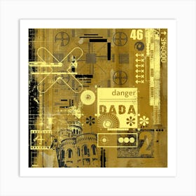 Danger Dada Art Print