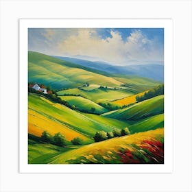 Landscape Painting 144 Art Print