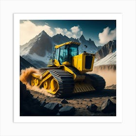 Buldozer Mountain (20) Art Print