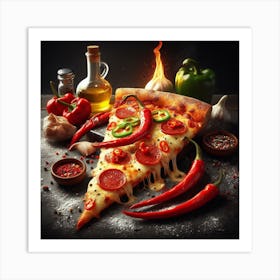 Pizza61 Art Print