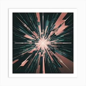 Burst Of Light Art Print