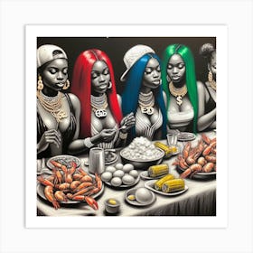 'The Feast' 1 Art Print