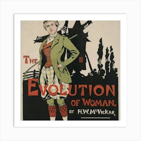 Evolution Of Woman Art Print