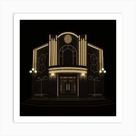 Deco Style Building Art Print